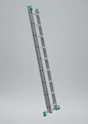 Kétrészes létra, ALVE 7511 A315 B513, 2 x 11 fokos, stabilizátorral, univerzális