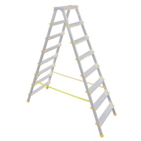   Kétrészes létra, ALVE Eurostyl Hobby 1928, 2 x 8 fokos, 178 cm, 150 kg teherbírás, kétoldalas kivitel