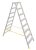 Kétrészes létra, ALVE Eurostyl Hobby 1928, 2 x 8 fokos, 178 cm, 150 kg teherbírás, kétoldalas kivitel