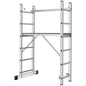   Állvány, Strend Pro Ard Home, platformmal, alumínium, 2 x 6 fokos, 3 az 1-ben, EN 131 szabvány, maximum 150 kg