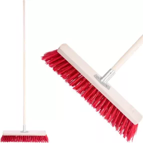   Útseprű, Strend Pro InDust, 50 cm, nyéllel, kültéri burkolathoz, felületkímélő, járdához, térkőhöz