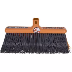   Kerti seprűfej, Strend Pro Garden BR68, narancssárga, 30 cm, Multi-Lock rendszer, hajlított sörtékkel, nyél nélkül (TC253137)