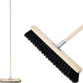 Seprű, Strend Pro Geco Z40NU, 400 mm, fa/fém, nyéllel