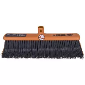   Kerti seprűfej, Strend Pro Garden BR78, narancssárga, 40 cm, Multi-Lock rendszer, hajlított sörtékkel, nyél nélkül (TC253235)