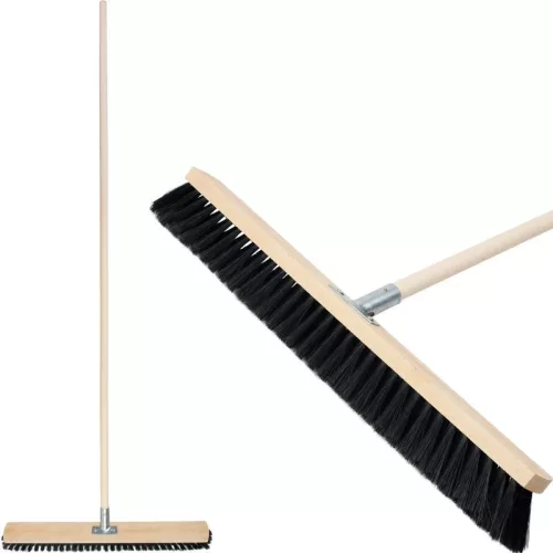 Seprű, Strend Pro Geco Z60NU, 600 mm, fa/fém, nyéllel