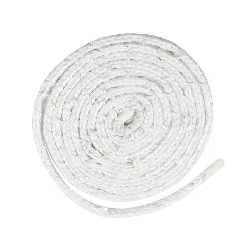 Kályhaajtó tömítőzsinór, Strend Pro SFS-20W, 200 cm, 1 x 1 cm, fehér, hőálló, üvegajtókhoz