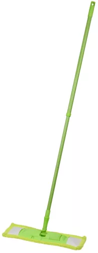 Felmosó, MagicHome, zöld, 78-128 cm, teleszkópos nyél, mikroszálas felmosófej: 44 × 14 cm, 30 °C-ig mosható