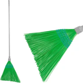   Seprű, MagicHome 3806G SorgoSkew, zöld, 153 cm fém nyél, ferde, 41 x 45 cm