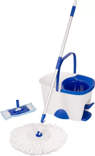 Felmosó szett, Neco Tornado Spin Mop, 18 l, forgó felmosó, mikroszálas, PP, ABS