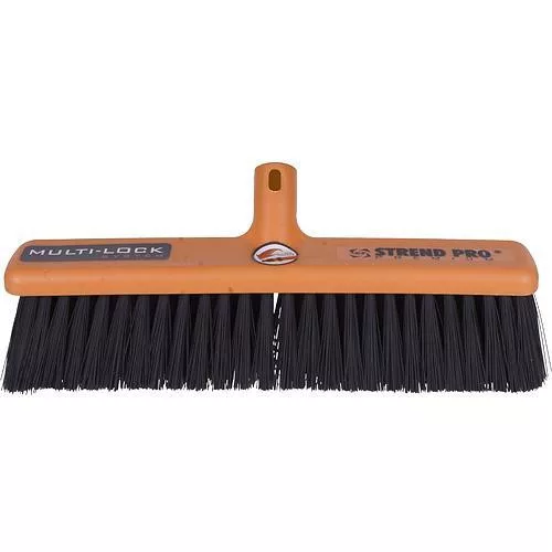Kerti seprűfej, Strend Pro Garden PB67, narancssárga, 40 cm, Multi-Lock rendszer, sűrű sörtékkel, nyél nélkül (TC253732)