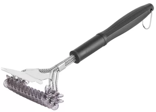 Strend Pro Gril kefe acéldróttal, kaparóval - 41, 5x16x8, 8 cm (TC253762)