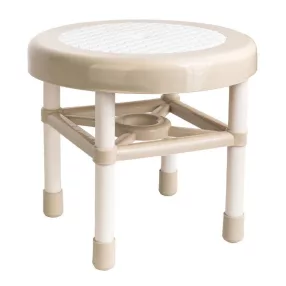   Sámli, Strend Pro mini, kerek, 28,5 cm, barna, műanyag, univerzális, kompakt, könnyű