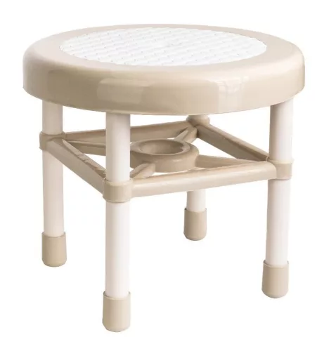 Sámli, Strend Pro mini, kerek, 28,5 cm, barna, műanyag, univerzális, kompakt, könnyű