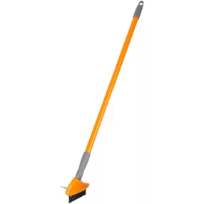   Útseprű, Strend Pro, 10 cm, 80-140 cm teleszkópos nyél, acélhuzalos, acél heggyel, fugatisztító, kültéri burkolathoz, térkőhöz, járdához