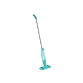   Felmosó, Leifheit Picospray, fehér/zöld, 26 cm széles, 0,8 liter tartály, permetezős forgó fejjel és levehető tartállyal, nedvességre érzékeny padlókhoz is