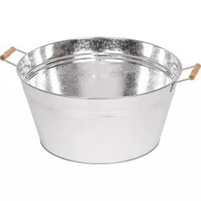   Mosótál, Strend Pro, ezüst, 35 l, horganyzott acél, átmérő: 50 cm, magasság: 24 cm, kerek