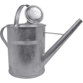   Kerti locsolókanna, Kovotvar KKG, szürke, 5 l, horganyzott, fém, öntözőrózsával