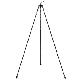  Bográcsállvány, Castler, fekete, 1200 mm, horog lánccal, 10 mm