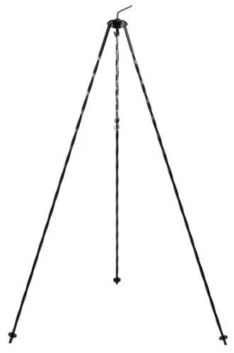Bográcsállvány, Castler, fekete, 1200 mm, horog lánccal, 10 mm