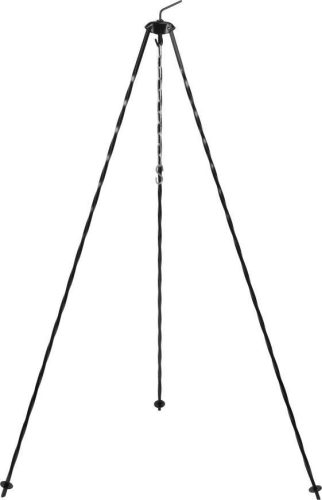 Bográcsállvány, Castler, fekete, 1000 mm, horog lánccal, 8 mm