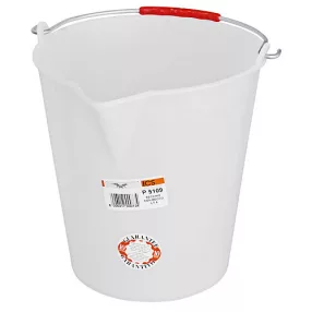   Festővödör, Ics, 14 l, fehér, PVC, 27, 5 cm átmérő, 30 cm magas, 22 cm alsó átmérő (TC254283)