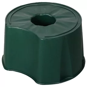   Esővízgyűjtő tartályállvány, ICS M150001V Ecotank, zöld, 210–300 l tartályhoz, kör alakú, műanyag, UV-álló, fagyálló