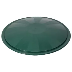   Esővízgyűjtő fedél, ICS M150010V Ecotank, zöld, átmérő: 78 cm, 210–300 l tartályhoz, műanyag, UV-álló, fagyálló, peremre pattintható