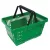 Bevásárlókosár, Strend Pro Racks Shopper, zöld, 20 l, szellős műanyag fal, könnyű, praktikus