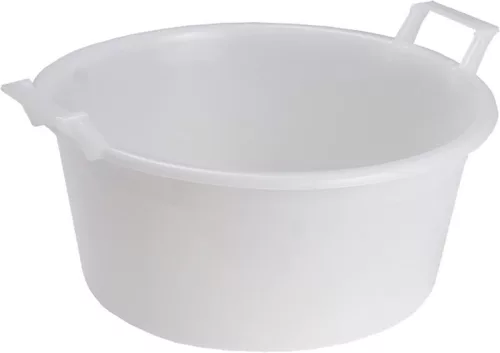 Lavór, ICS P9145, fehér, 18 l, átmérő: 45 cm, élelmiszeripari célra alkalmas, kerek