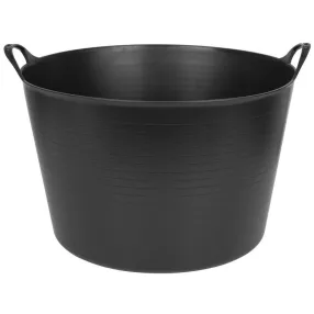   Építési vödör, Strend Pro Flexi, fekete, 55 l, 51,5 x 39 cm, rugalmas, két erős fogantyúval, tartós