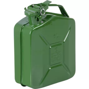   Üzemanyagkanna, Strend Pro JerryCan LD5, 5 l, zöld, fém, biztonsági zárral, benzinhez és gázolajhoz