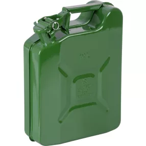   Üzemanyagkanna, Strend Pro JerryCan LD10, 10 l, zöld, fém, biztonsági záras, benzinhez és gázolajhoz