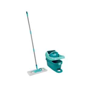   Felmosó szett, Leifheit 55096 Wiper Press Profi XL Mobile, 42 cm felmosófej, 8 l vödör, mikroszálas, cserélhető huzat, csavarórendszerrel