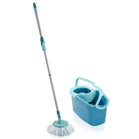   Felmosó szett, Leifheit 52101 Clean Twist Disc Mop Ergo, 20 l, mikroszálas, forgókamrával, ergonomikus vödörrel, rugalmas csuklóval