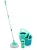 Felmosó szett, Leifheit 55414 Rotation Disc Mop Ergo + Power cleaner, vödörrel, centrifugális csavarás, 360°-os csukló, kíméletes fapadlóra