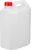 Üzemanyagkanna, ICS M82210, 10 l, fehér, műanyag, csavaros kupakkal, folyadékhoz, vegyszerhez és üzemanyaghoz