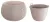 Műanyag virágcserép, Prosperplast Splofy Bowl, mokka, átmérő: 29 cm, magasság: 19,5 cm, tál alakú, betéttel, 3,9 l, kerek