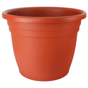   Műanyag virágcserép, Ics Thea, terrakotta, átmérő: 45 cm, magasság: 34 cm, enyhén kúpos, 30 l, kerek