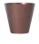Műanyag virágcserép, Prosperplast Tubus Corten, réz, átmérő: 40 cm, magasság: 37,3 cm, ipari stílusú, 28,5 l, kerek