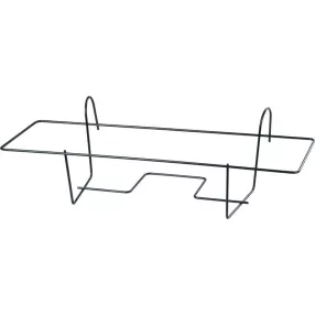   Virágtartó konzol, Strend Pro Garden Bumeta, fekete, 43 x 20 cm, magasság: 13 cm, extra erős, acél, kampós rögzítés, akasztható, téglalap alakú