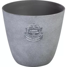   Műanyag virágcserép, Strend Pro Garden, szürke, átmérő: 28,5 cm, magasság: 26 cm, 10,5 l, kerek