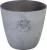 Műanyag virágcserép, Strend Pro Garden, szürke, átmérő: 28,5 cm, magasság: 26 cm, 10,5 l, kerek