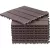 Kerti járólap készlet, Strend Pro Garden, barna, 31 x 31 x 2 cm, WPC hatású, csúszásmentes, polipropilén (PP) műanyag, 9 db/csomag
