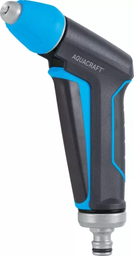 Kerti locsolópisztoly, Aquacraft 750050 Prémium Jet, fekete/kék, 2 funkciós, állítható vízáram, fémházas