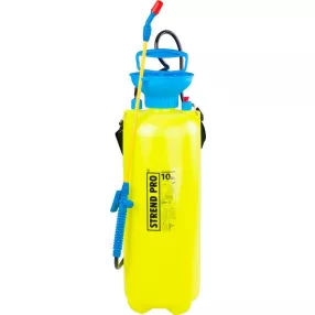   Háti permetező, Strend Pro Goodfarm, 10 liter, sárga, kézi pumpás, kényelmes vállpántos kialakítás, strapabíró tartály