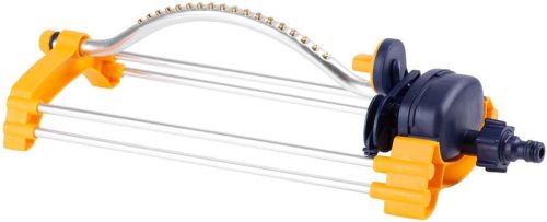 Kerti locsolófej, Strend Pro Garden, sárga, oszcilláló, 18 fúvóka, maximum 200 m2 öntözési terület