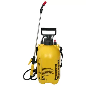   Vállra akasztható permetező, Strend Pro Kingjet Q, 8 liter, sárga, állítható fúvókával, folyadékszivárgás elleni védelemmel, kényelmes vállpánttal