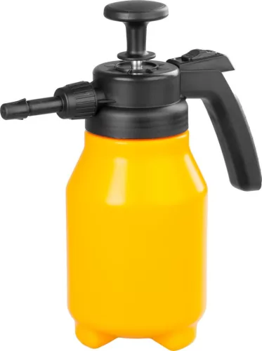 Kézi permetező, Kingjet Ultra, 2 liter, sárga, állítható fúvókával, beltéri és kültéri használatra, praktikus nyomásos kialakítás