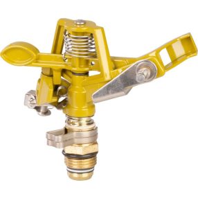   Kerti locsolófej, Strend Pro Garden, impulzusos, forgó, sárgaréz fej