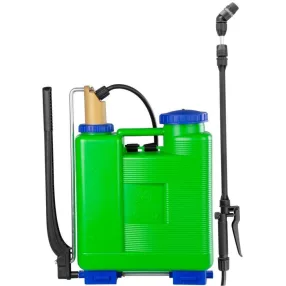   Háti permetező, Dimartino GDM ROSY 12, 13 liter, zöld, teleszkópos nyéllel, állítható fúvókás, ergonomikus kialakítású